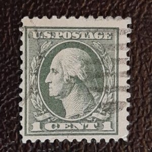 US Scott # 525; 1c Washington; used from 1918; Fine