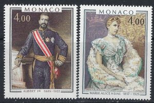 Monaco 1246-47 MNH 1980 Paintings (ak3382)