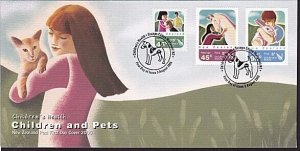 NEW ZEALAND 2005 Health - Children & Pets - set on FDC......................9401