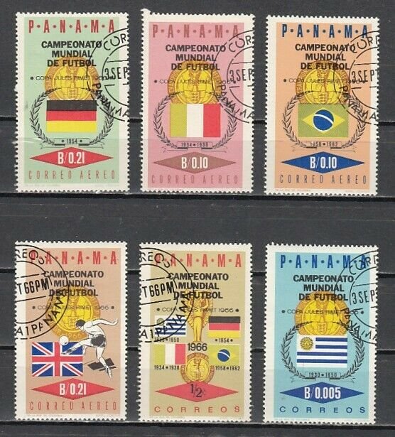 Panama, Scott cat. 468-468 E. World Cup Soccer issue. C.T.O. *