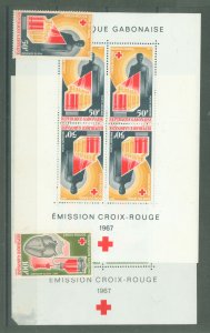 Gabon #C54/C55  Souvenir Sheet