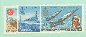 Pakistan #219-221  Single (Complete Set)