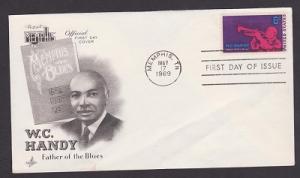 1372 W. C. Handy ArtCraft FDC with erased pencil address