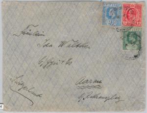 51844 - Gold Coast -  POSTAL HISTORY - COVER to SWITZERLAND 1913 - NICE FRANKING