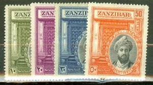 LC: Zanzibar 214-7 mint CV $43.50