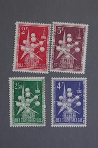 Belgium #500-503 World's Fair 1958 MNH