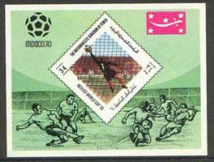 Yemen - Royalist 1970 World Cup Football 34b value (diamo...