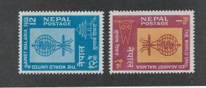 NEPAL SC# 135-6 VF LH 1962