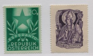 AUSTRIA   563-564  MNH