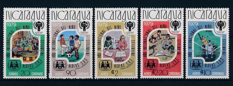 [60999] Nicaragua 1980 Silver ovp Olympic games Moscow Football Baseball MNH