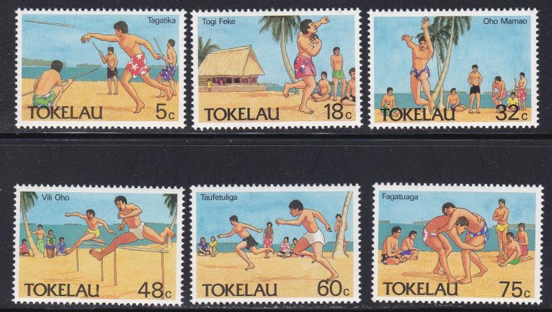 Tokelau # 144-149, Olympic Sports, NH, 1/2 Cat.