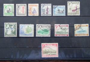 Rhodesia & Njassaland 1956-62 Set für 2/6 + 10s wert Gut verwendet