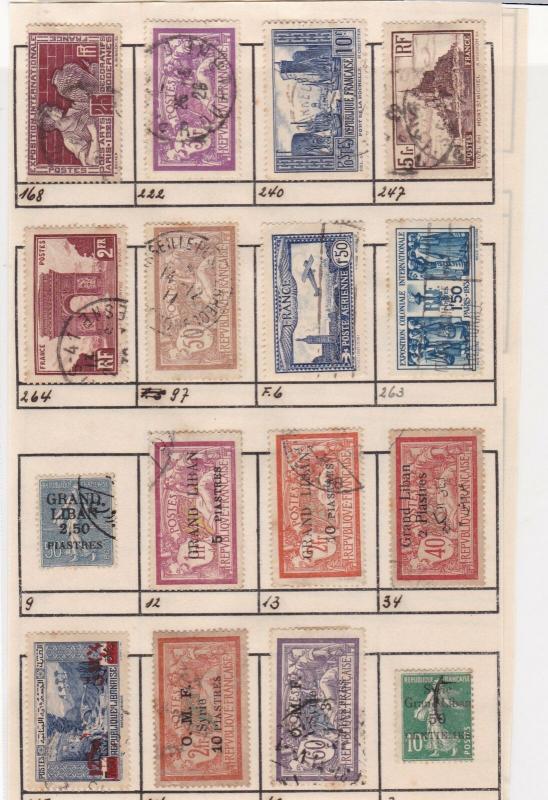 France + Belgium Stamps Page Ref 31767