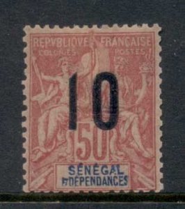 Senegal 1912 Navigation & Commerce 10c on 50c Surch MLH