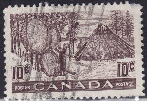 Canada 301 Drying Animal Hides 1950