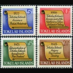 TOKELAU 1969 - Scott# 16-9 History Set of 4 NH