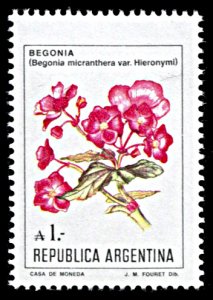 Argentina 1524, MNH, Begonia