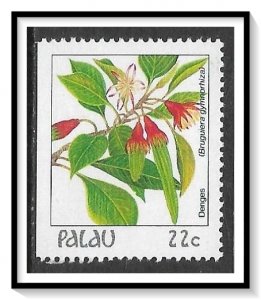 Palau #132 Indigenous Flowers MNH