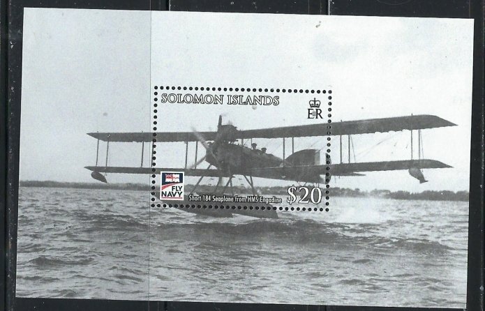 Solomon Is 1141 MNH 2009 Seaplane (fe3993)