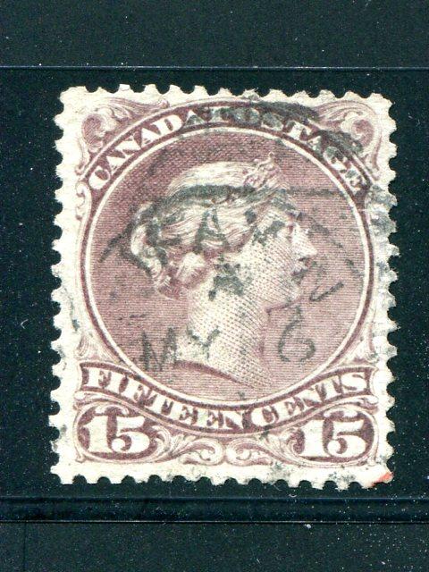 Canada #29b Used VF Halifax CDS !!     - Lakeshore Philatelics