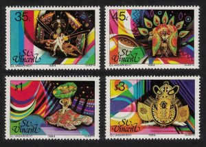 St. Vincent Carnival Costumes 4v 1984 MNH SG#788-791