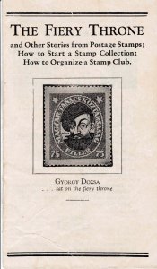 USA The Fiery Throne Stamp Collecting Guide HE Harris Boston 1930's