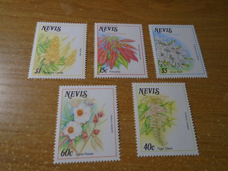 Nevis  #  575-79  MNH