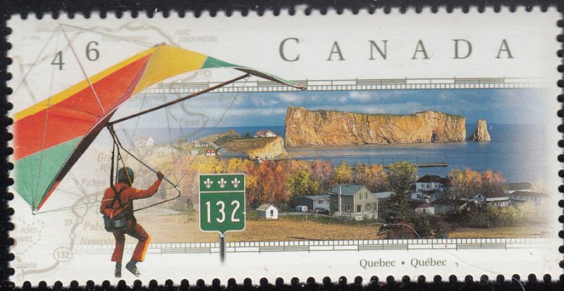 Canada 1999 MNH Sc 1780 46c Gaspe Peninsula, Hwy 132 Quebec Scenic Highways 3