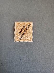 Stamps German South West Africa Scott #7a hinged