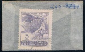 Yugoslavia 297 Used Parachutists 1950 (YB0075)