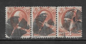 #O85 Used Official Strip of 3 Collection / Lot