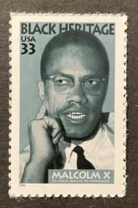 U.S. 1999 #3273, Malcolm X, MNH.