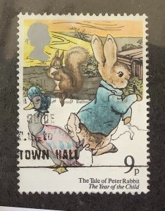 Great Britain 1979 Scott 867 used - 9p, Year of the Child, Peter Rabbit