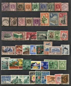 STAMP STATION PERTH Ceylon #49 Mint / Used Selection - Unchecked