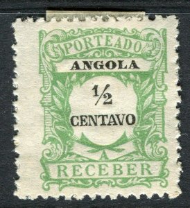 PORTUGUESE ANGOLA 1900s early Postage Due issue Mint unused 1/2r. value