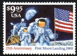 SC# 2842 - ($9.95) - Moon Landing - 25th Anniv - MNH Single