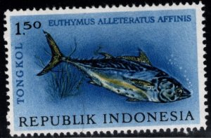 Indonesia Scott 590 MH*  Fish stamp