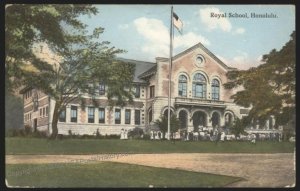 Hawaii USA 1913 Used FIELD BARRACKS Postcard Territory Territorial Cover 109023