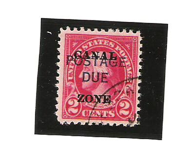 Canal Zone Scott #J16 VF Used 2c Postage Due 2009CV $7.00