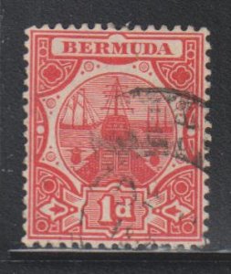 Bermuda,  1p Dry Dock (SC# 35) Used