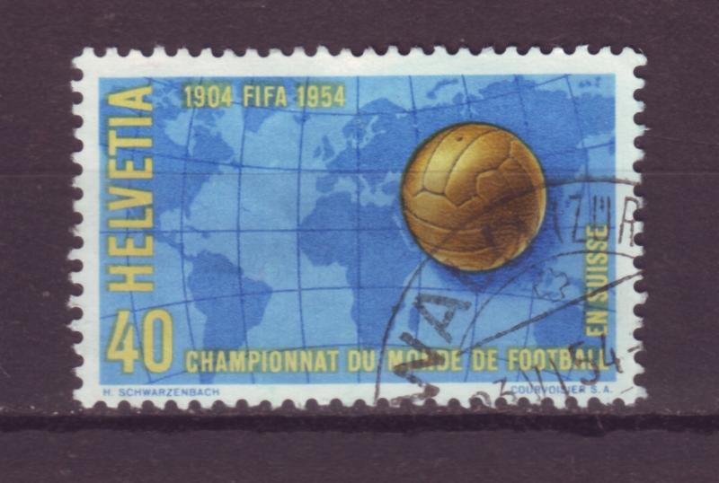 J17370 JLstamps 1954 switzerland hv of set used #350 sports