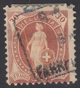 Switzerland 95a Used CV $2.75