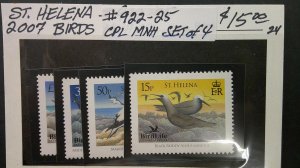 St. Helena 2007 Birds Scott# 922-925 complete MNH VF-XF set of 4