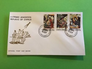 Cyprus First Day Cover 3 Wise Men Christmas 1972  Stamp Cover R43176