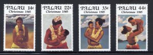 Palau 90-93 MNH, Christmas Set from 1985.