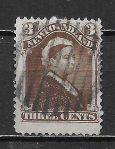 Canada Newfoundland 51 3c Victoria single Used (z1) (lib)