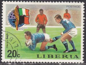 Liberia 681 World Cup Soccer 1974