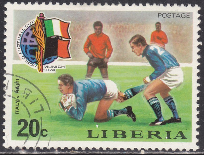 Liberia 681 World Cup Soccer 1974