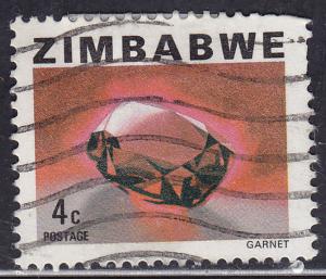 Zimbabwe 416 USED 1980 Garnet