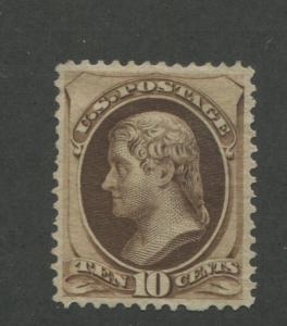 1873 US Postage Stamp #161 Mint No Gum Very Fine 